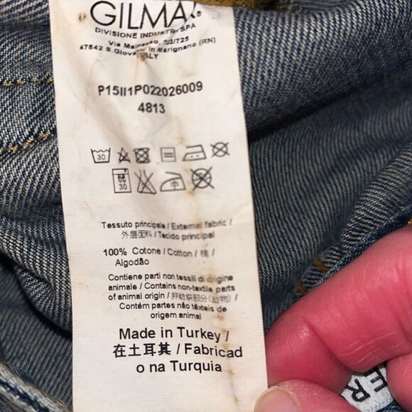 Iceberg Women’s Jeans Size 30 Distressed Slim Fit Mid Rise Blue Denim - Picture 9 of 10